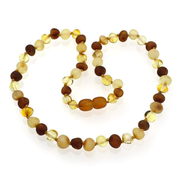 Vaikiški gintariniai karoliai