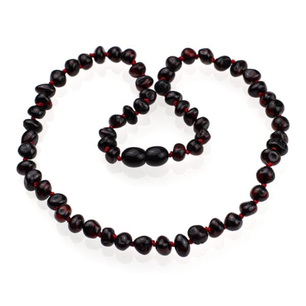 Vaikiški gintariniai karoliai