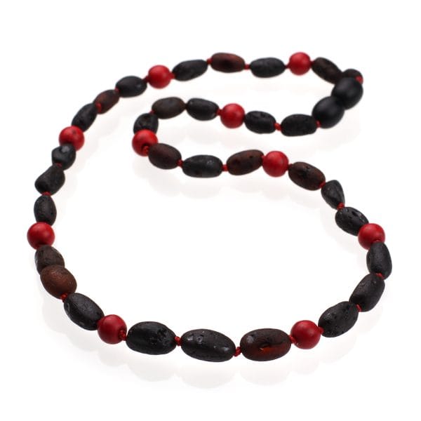 Vaikiški gintariniai karoliai