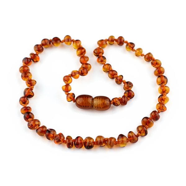 Vaikiški gintariniai karoliai