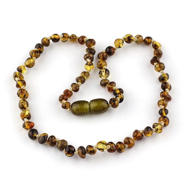 Vaikiški gintariniai karoliai