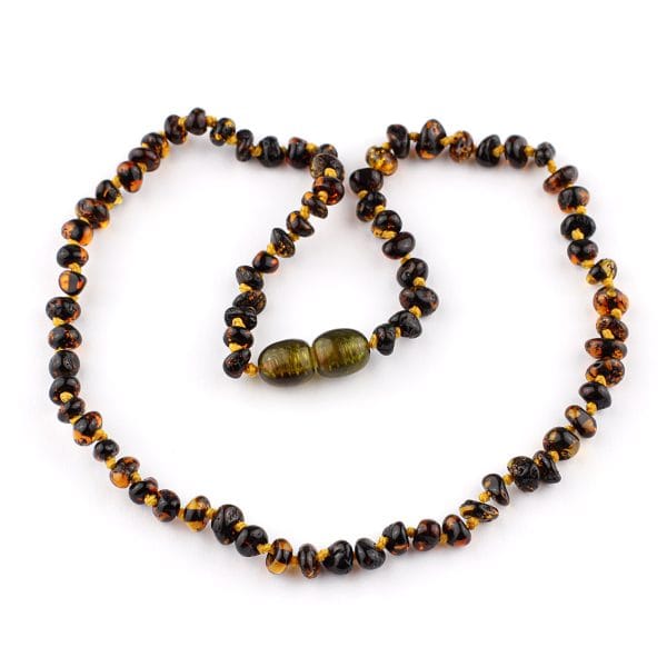 Vaikiški gintariniai karoliai