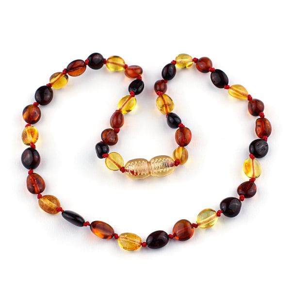 Vaikiški gintariniai karoliai