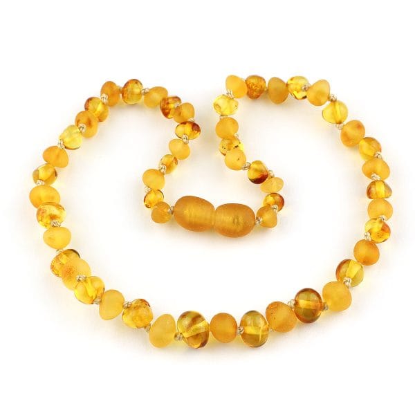 Vaikiški gintariniai karoliai