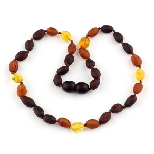 Vaikiški gintariniai karoliai