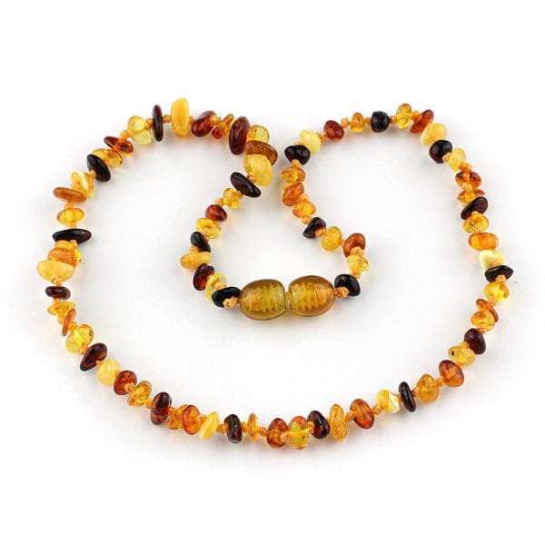 Vaikiški gintariniai karoliai