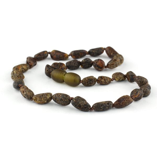 Vaikiški gintariniai karoliai