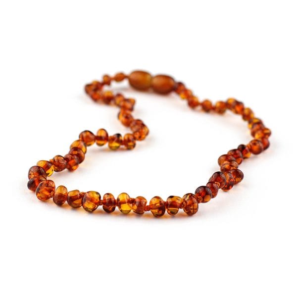 Vaikiški gintariniai karoliai