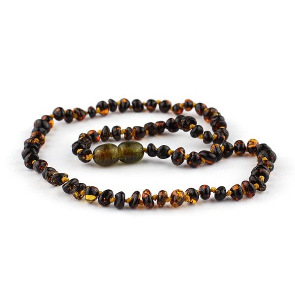 Vaikiški gintariniai karoliai