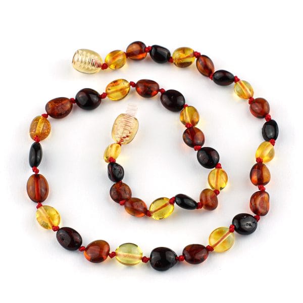 Vaikiški gintariniai karoliai