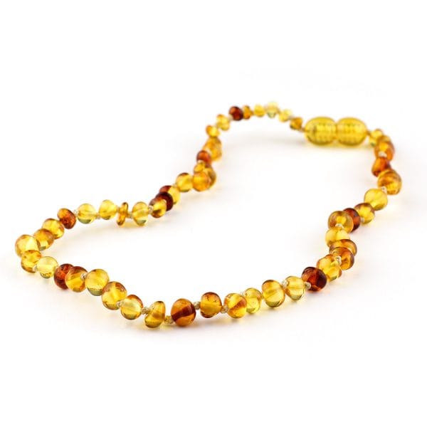 Vaikiški gintariniai karoliai