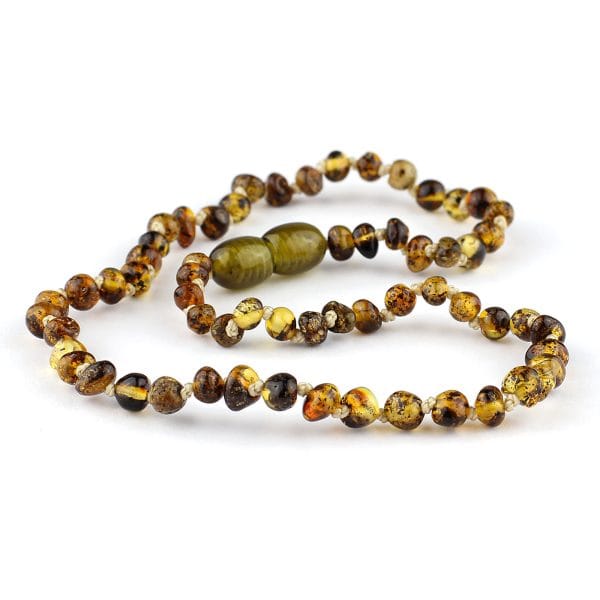 Vaikiški gintariniai karoliai