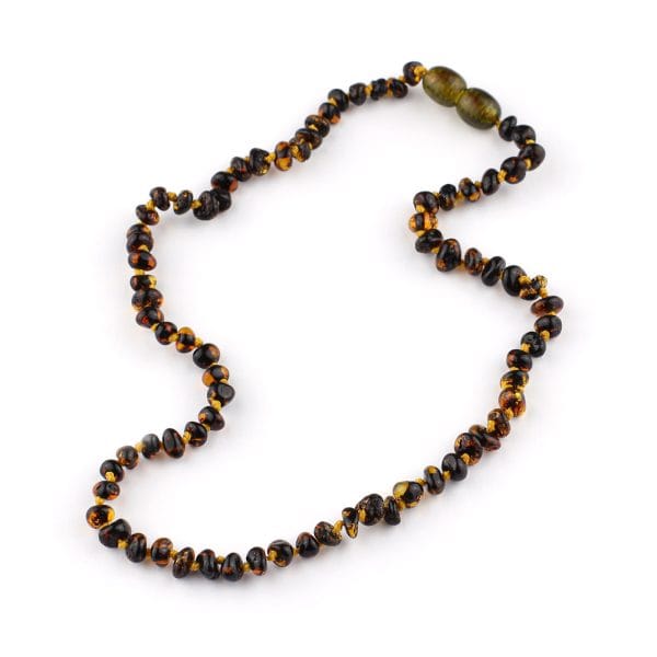 Vaikiški gintariniai karoliai