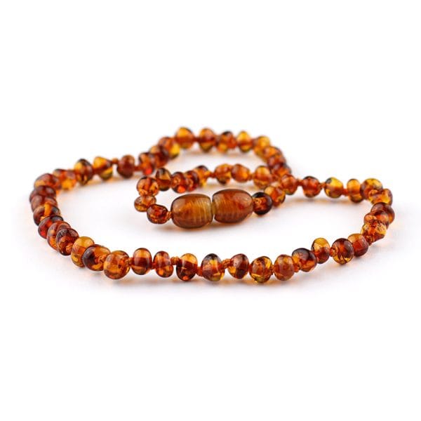 Vaikiški gintariniai karoliai