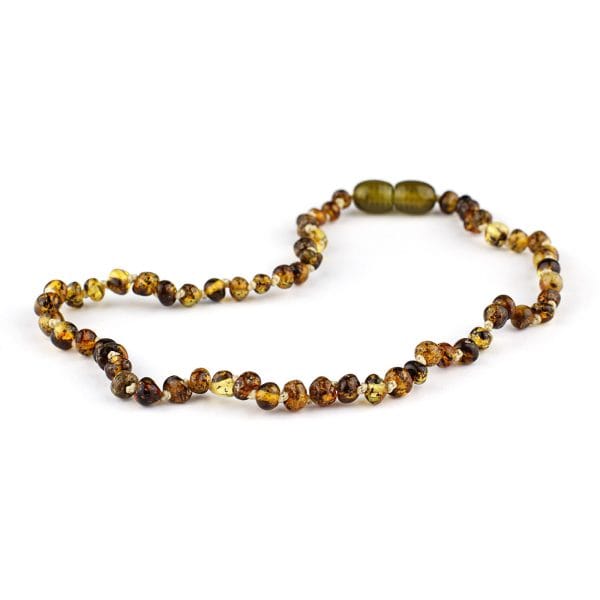 Vaikiški gintariniai karoliai