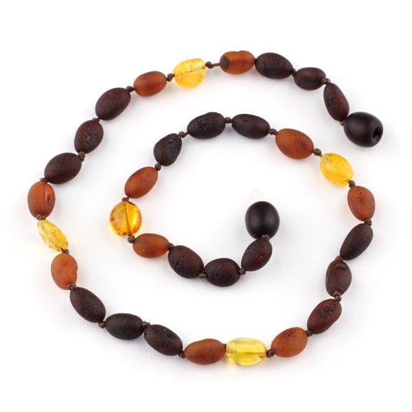 Vaikiški gintariniai karoliai