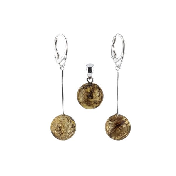 Gintarinis rinkinys "Marsas"