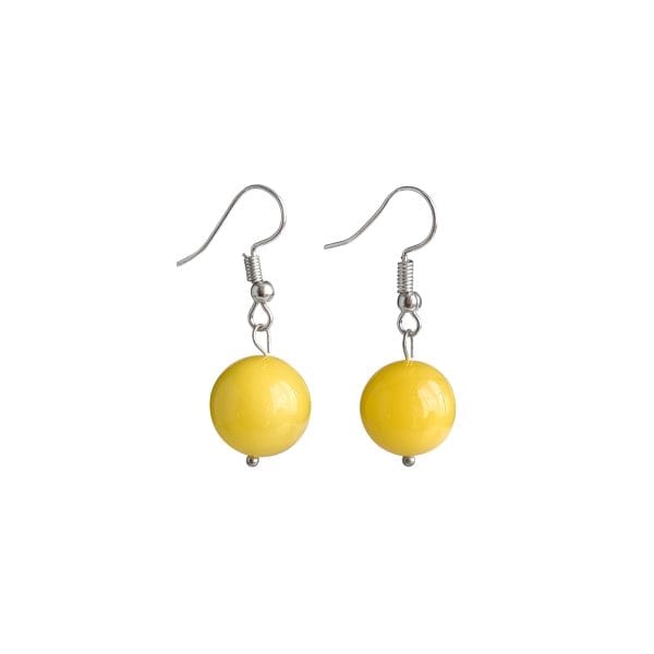 Gintariniai auskarai "Saulės burbulai"