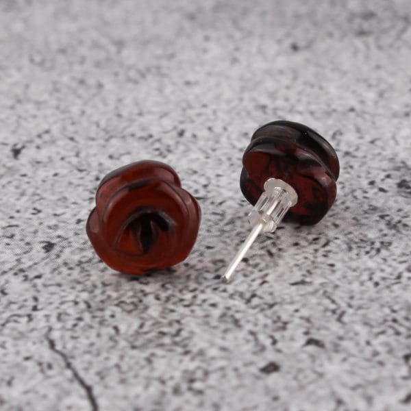 "Rožė" Gintaro Auskarai