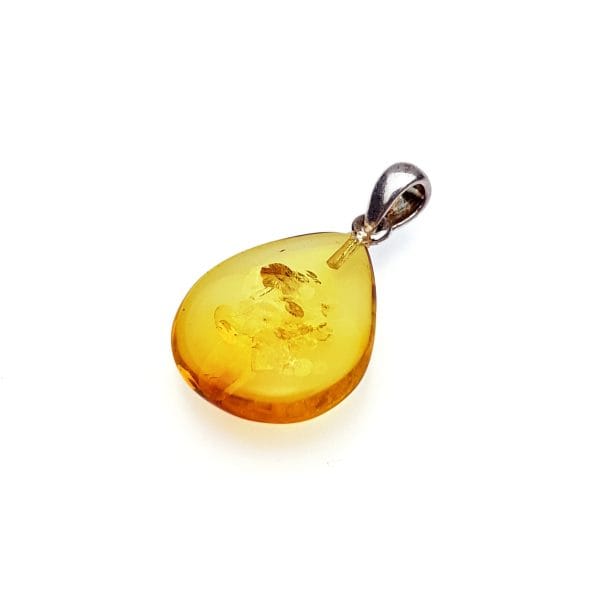Gintarinis Lašo Formos Pakabukas
