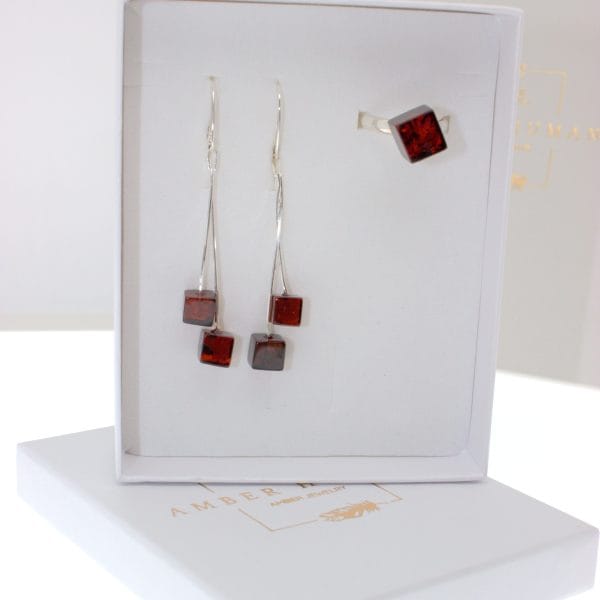 Žiedas ir Auskarai "Kuba"