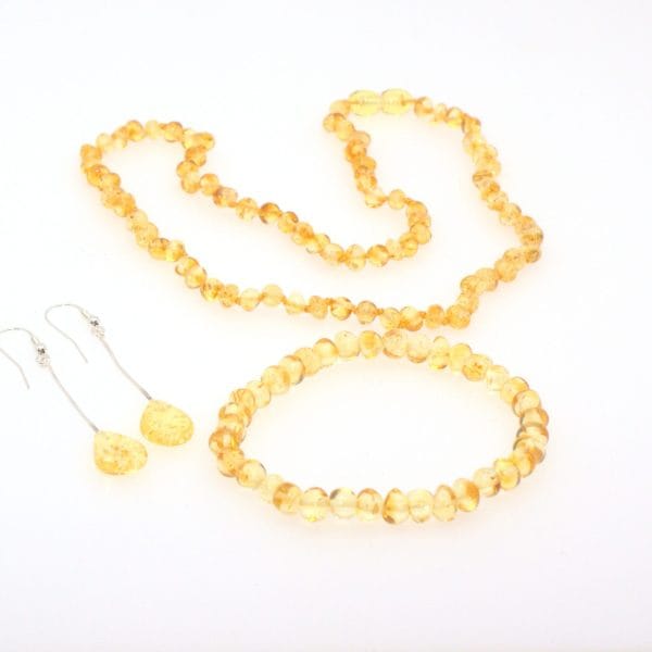 Vėrinys, apyrankė ir auskarai "Žėrutis"