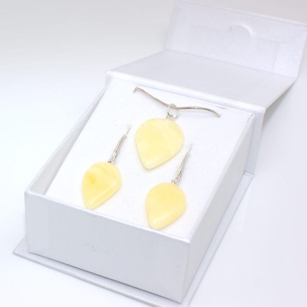 Auskarai ir pakabukas "Rasos lašai"