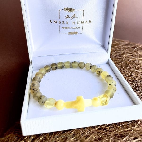 🌱💚Mėtinė Gintaro Apyrankė "Gladiatorius"🌱💚