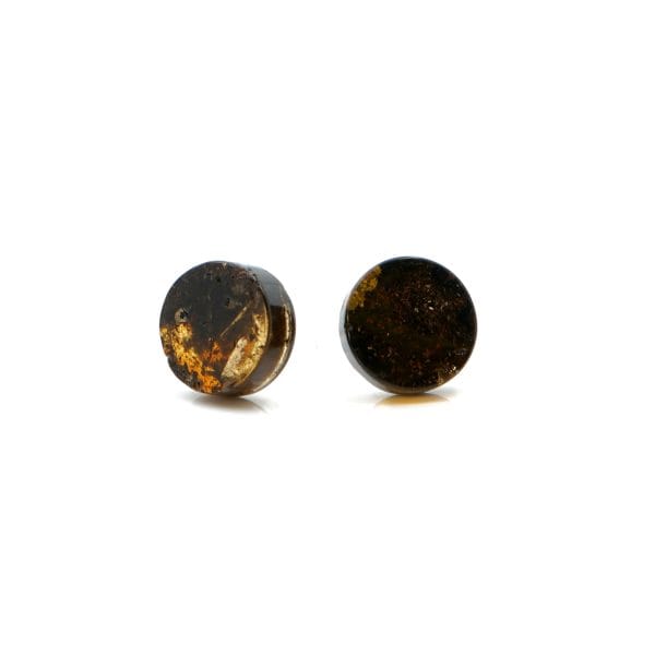 Žali auskarai vinukai "Tabletės"