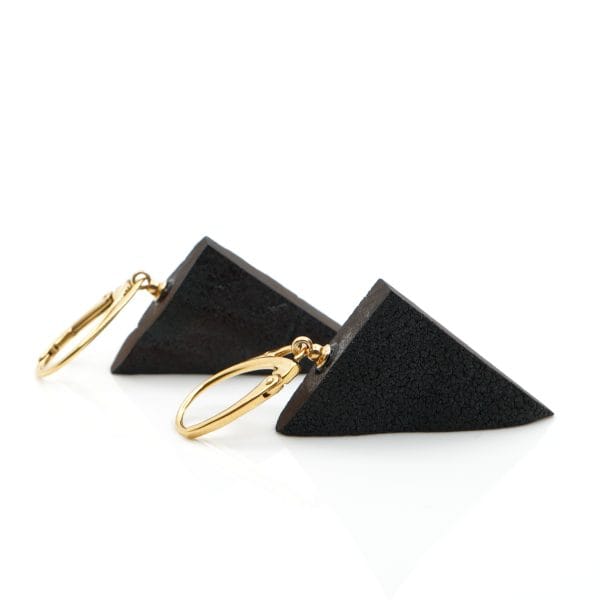 Tamsūs matiniai auskarai "Žaibai"