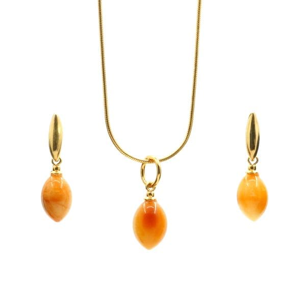 Pakabuko ir auskarų komplektas "Sapnas"