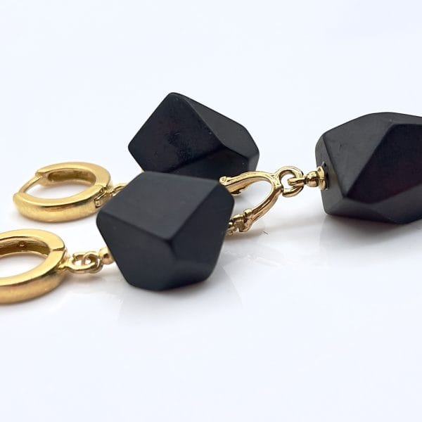 "Briliantai" Juodo Gintaro Komplektas